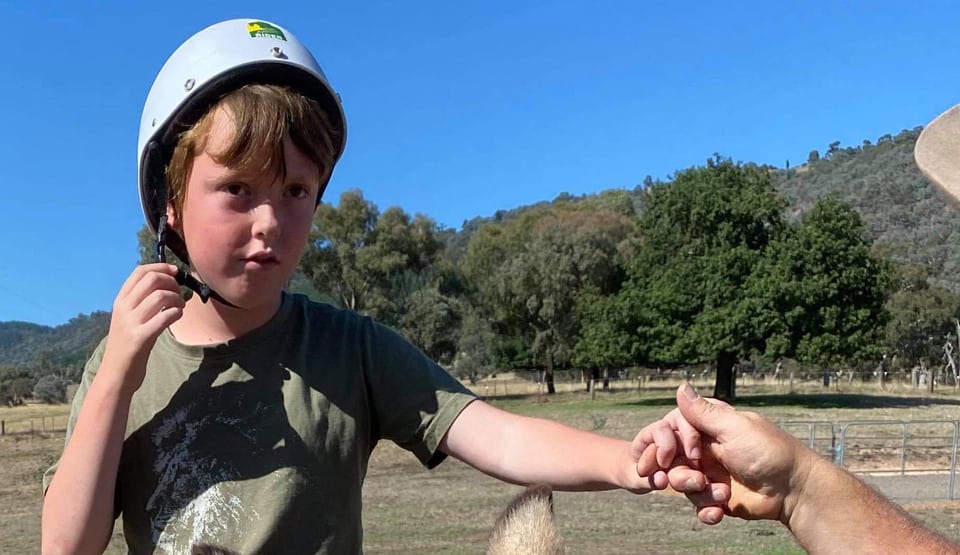 MAnsfield Autism NDIS supports boy on horse