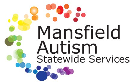 MASS white text rounded rectangle Mansfield Autism Statewide Services